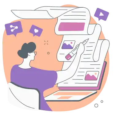 icone representando o serviço de gerenciamento de redes sociais